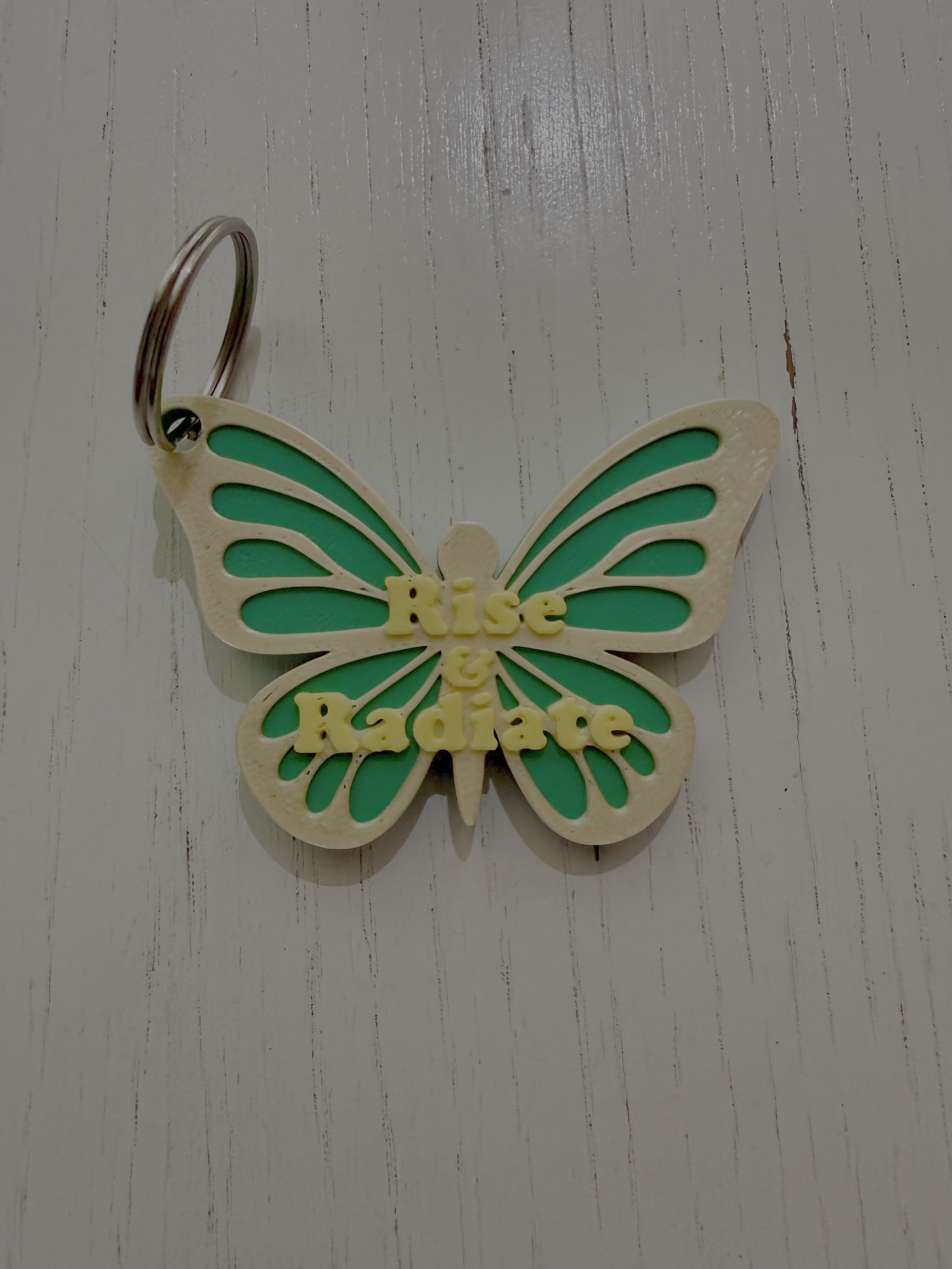 Rise & Radiate Yellow Key Holder